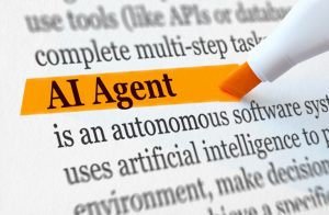 Close-up of the term “AI Agent” highlighted in orange.