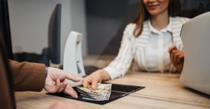 A bank teller