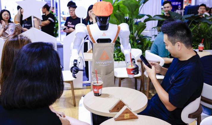 Chinese startup Anyverse Dynamics partners with Korean coffee chain Hollys at World Robot Conference 2026 in August in Beijing. Courtesy of Anyverse Dynamics
