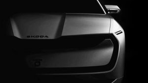 The front end of the Skoda Vision O Concept